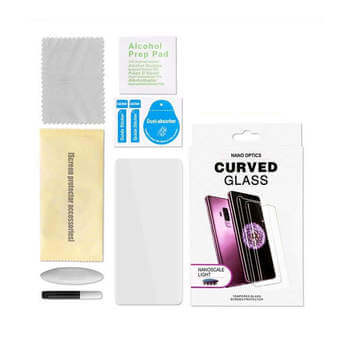 3x Picasee 3D UV ochranné sklo pro Samsung Galaxy S22+ 5G - 2+1 zdarma