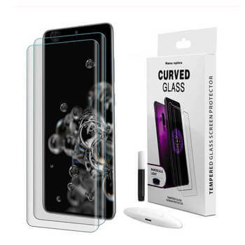 3x 3D UV ochranné tvrzené sklo pro Samsung Galaxy S22+ 5G