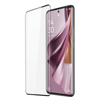 3x 3D zahnuté ochranné sklo pro Motorola Edge 40 - černé