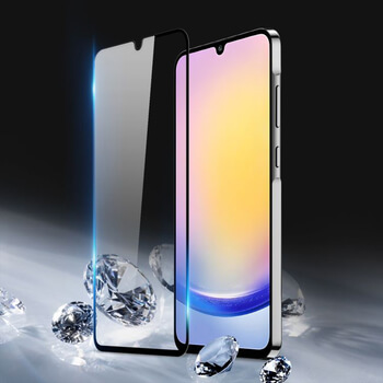 3x Picasee 3D tvrzené sklo s rámečkem pro Samsung Galaxy A25 A256B 5G - černé - 2+1 zdarma