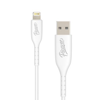 Picasee USB Kabel Lightning - USB 2.0 - Bílý