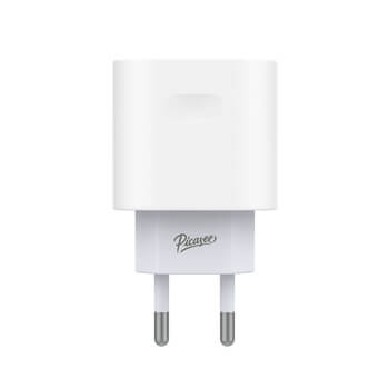 Picasee USB-C PD síťová nabíječka s rychlo-nabíjením 20W - Bílá