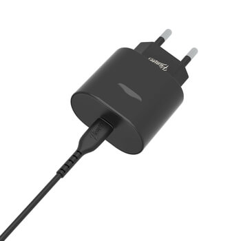 Picasee USB-C PD síťová nabíječka s rychlo-nabíjením 20W - Černá