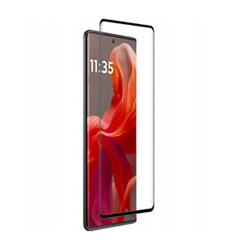 3x 3D tvrzené sklo s rámečkem pro Motorola Moto G85 - černé