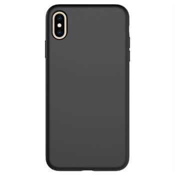 Picasee Liquid case na Apple iPhone XS Max - Vlastní gravírování - Černá
