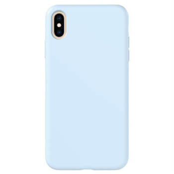 Picasee Liquid case na Apple iPhone XS Max - Vlastní gravírování - Modrá