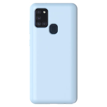 Picasee Liquid case na Samsung Galaxy A21s - Vlastní gravírování - Modrá