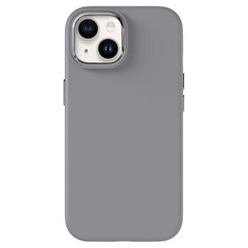 Picasee Premium case MagSafe na Apple iPhone 14 - Vlastní gravírování - Šedá