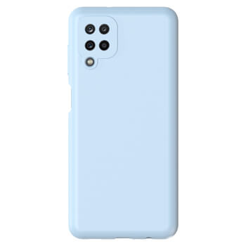 Picasee Liquid case na Samsung Galaxy A12 A125F - Vlastní gravírování - Modrá