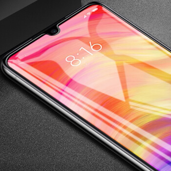 Picasee 3D ochranné tvrzené sklo s rámečkem pro Xiaomi Redmi Note 7 - černé