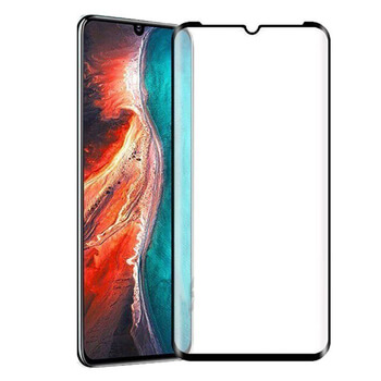 3D zahnuté ochranné sklo pro Huawei P30 Pro - černé