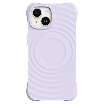 Picasee Shock-proof case MagSafe na Apple iPhone 14 - Vlastní gravírování - Fialová