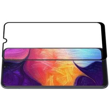 Picasee 3D ochranné tvrzené sklo s rámečkem pro Samsung Galaxy A40 A405F - černé