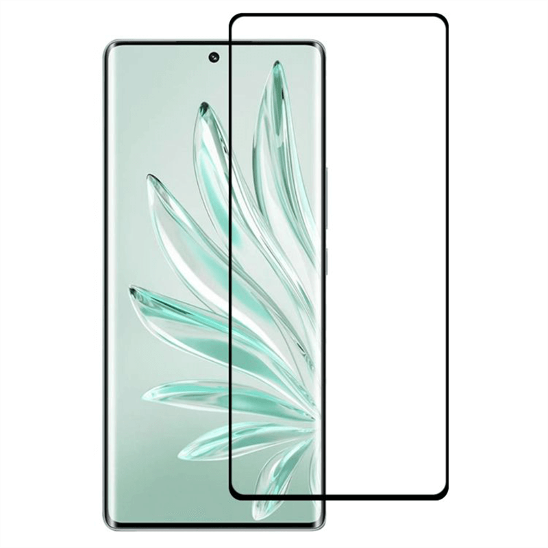 Picasee 3D ochranné tvrzené sklo s rámečkem pro Honor 70 - černé