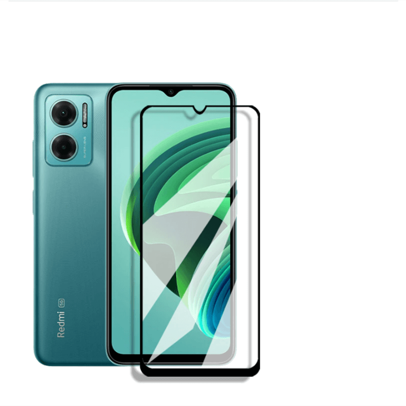 3x Picasee 3D tvrzené sklo s rámečkem pro Xiaomi Redmi 10 5G - černé - 2+1 zdarma