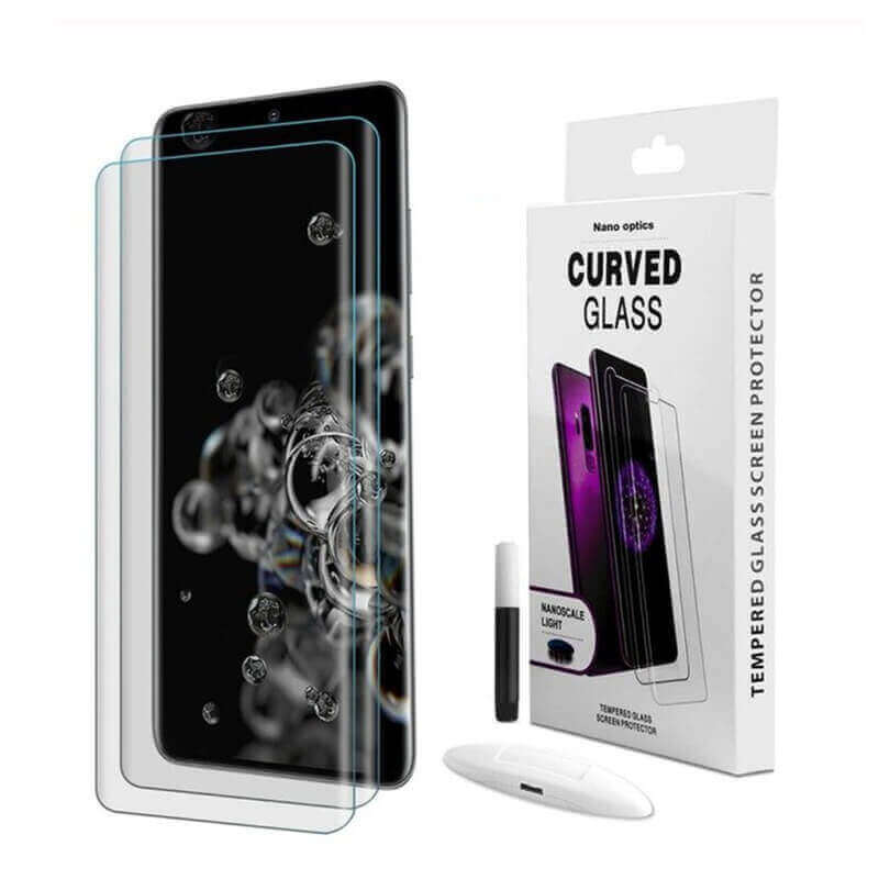3x Picasee 3D UV ochranné sklo pro Samsung Galaxy S23 5G - 2+1 zdarma