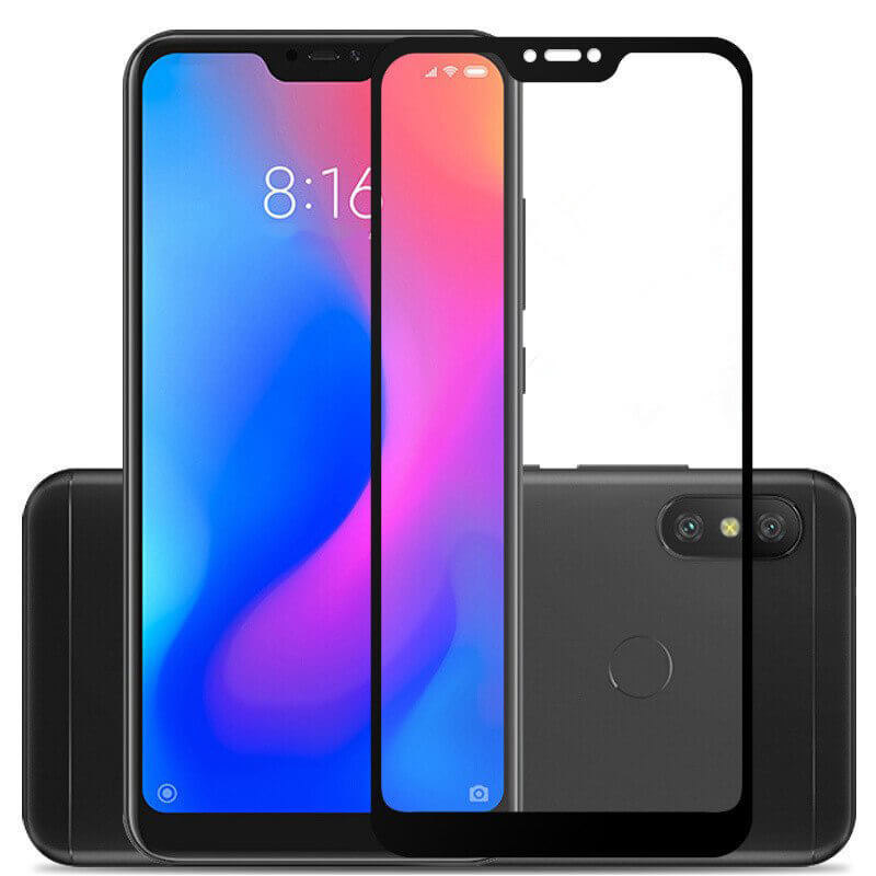 Picasee 3D ochranné tvrzené sklo s rámečkem pro Xiaomi Redmi Note 6 Pro - černé