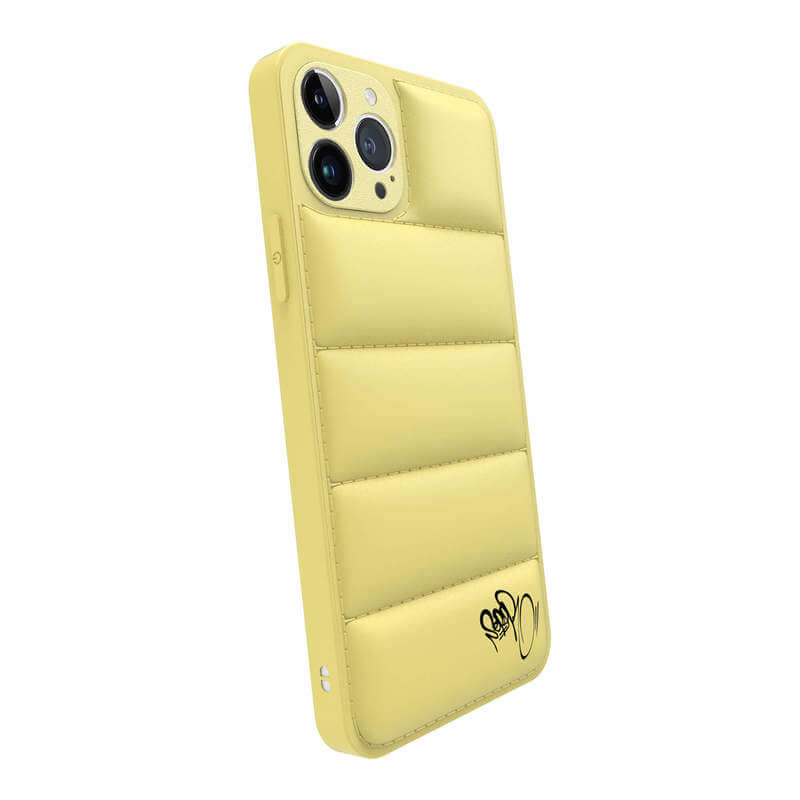 Picasee Puffer case pro Apple iPhone 11 - Separ Puffer - Žlutá