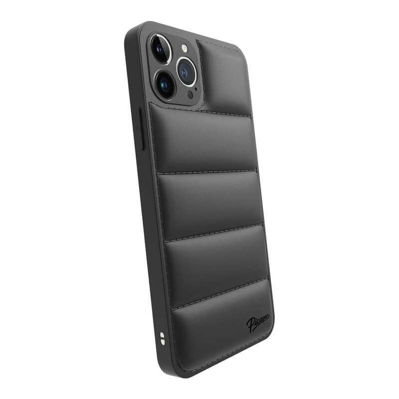 Picasee Puffer case pro Apple iPhone XR - Picasee Puffer - Černá