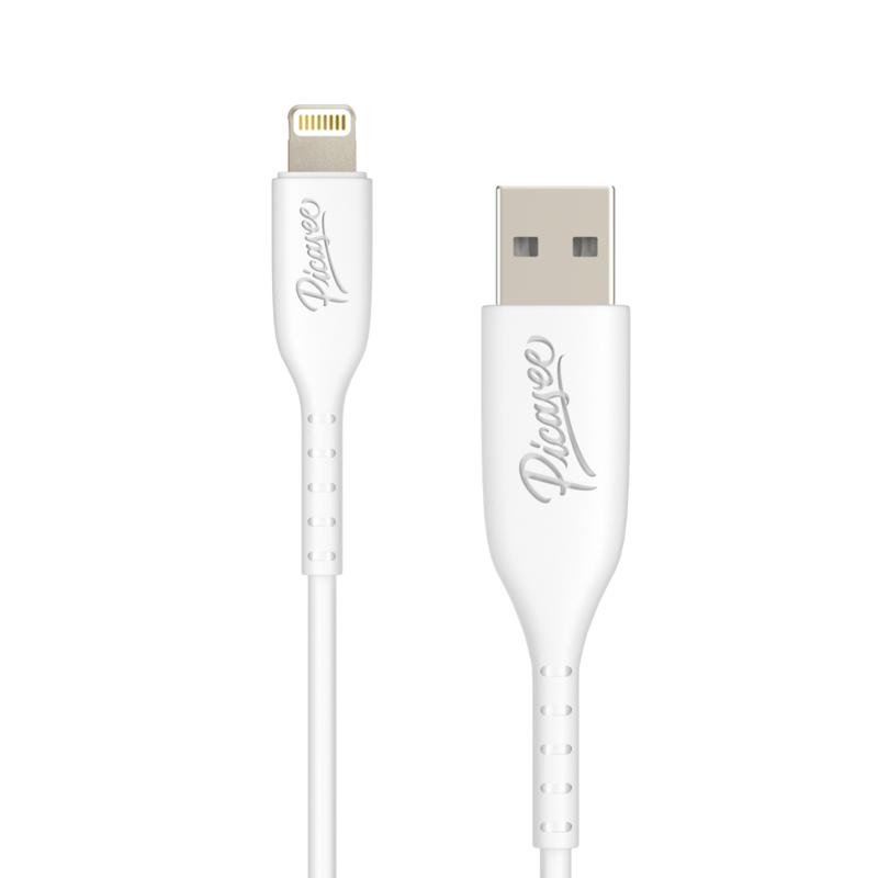 Picasee USB Kabel Lightning - USB 2.0 - Bílý