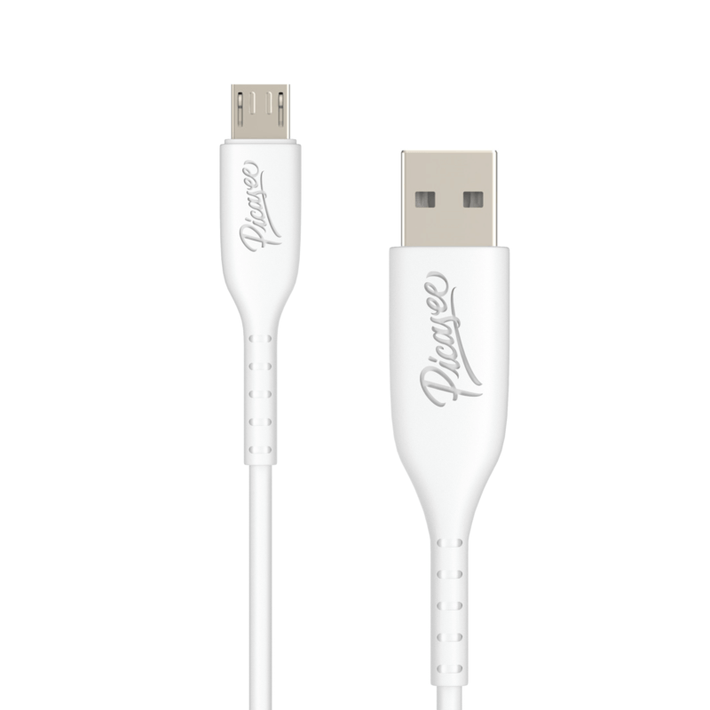 USB Kabel Micro USB - USB 2.0 - Bílý