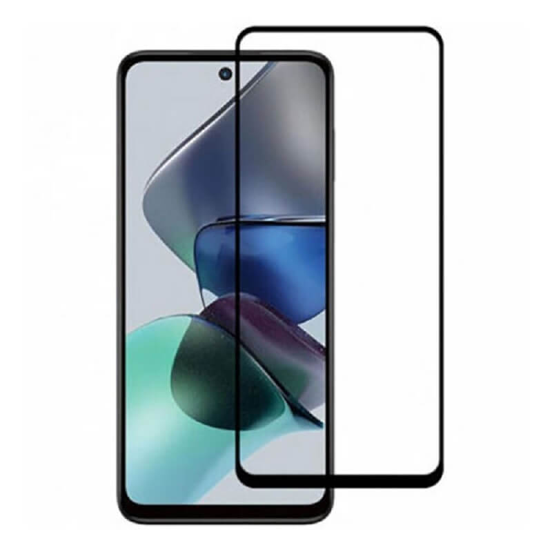3x Picasee 3D tvrzené sklo s rámečkem pro Motorola Moto G14 - černé - 2+1 zdarma
