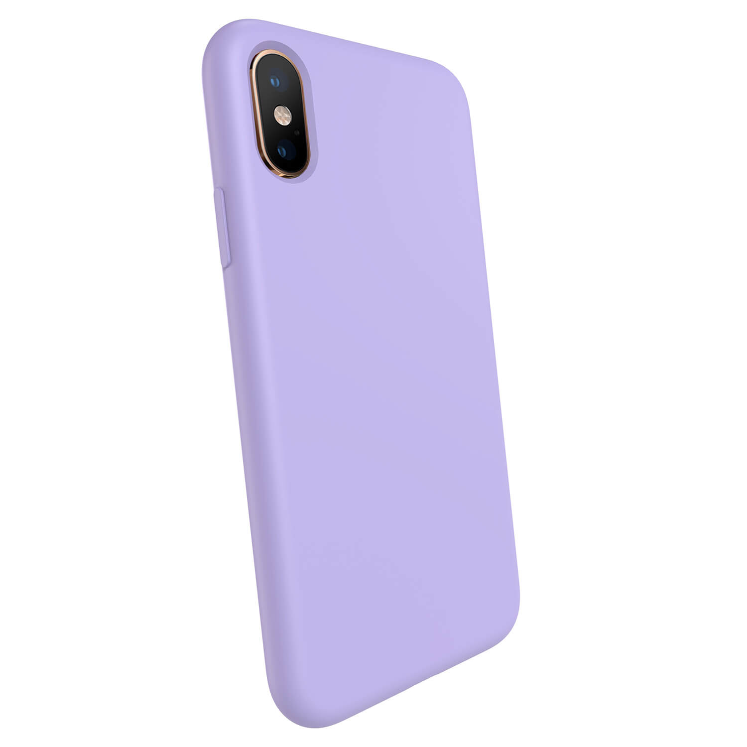 Liquid case na Apple iPhone X/XS - Vlastní gravírování - Fialová