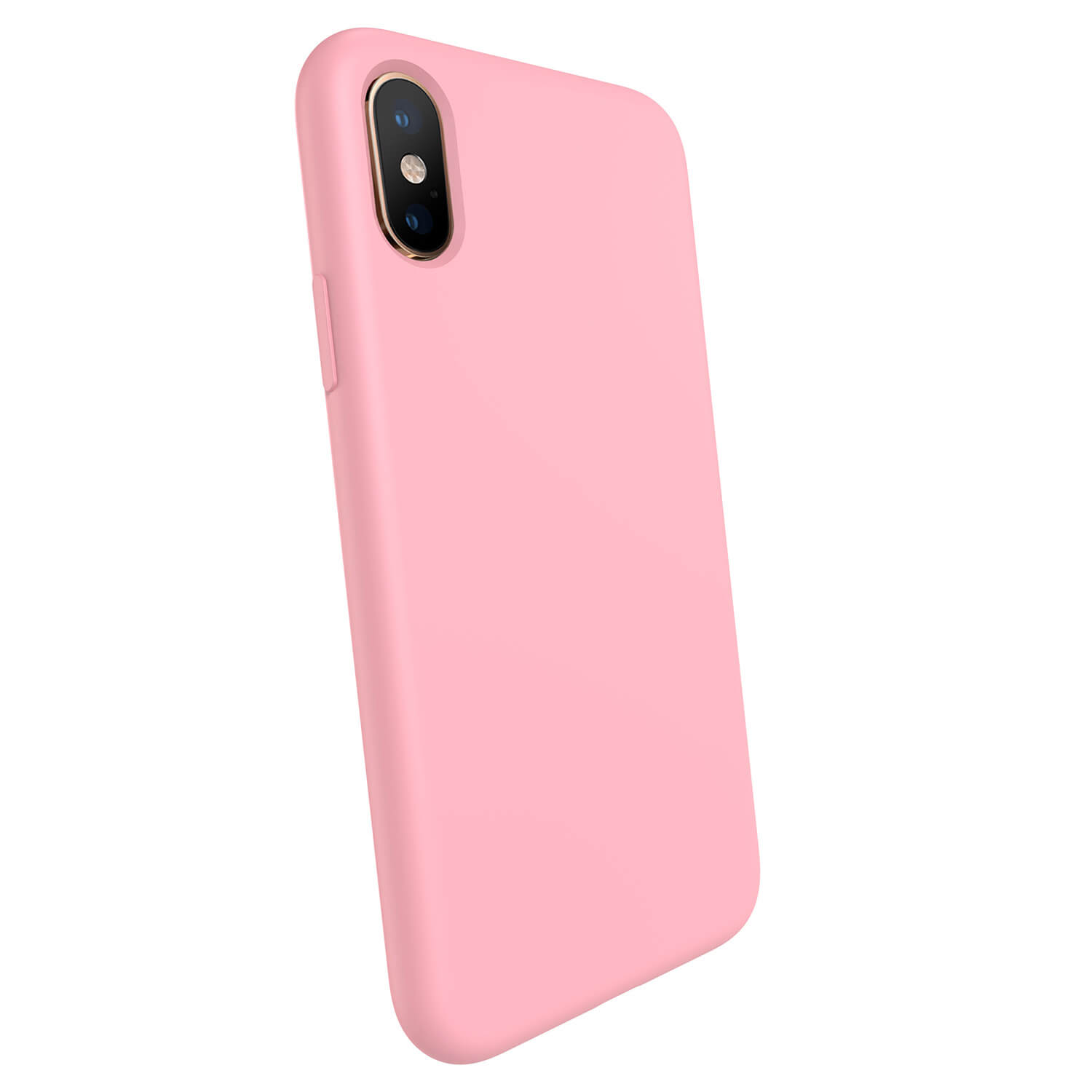 Liquid case na Apple iPhone X/XS - Vlastní gravírování - Růžová