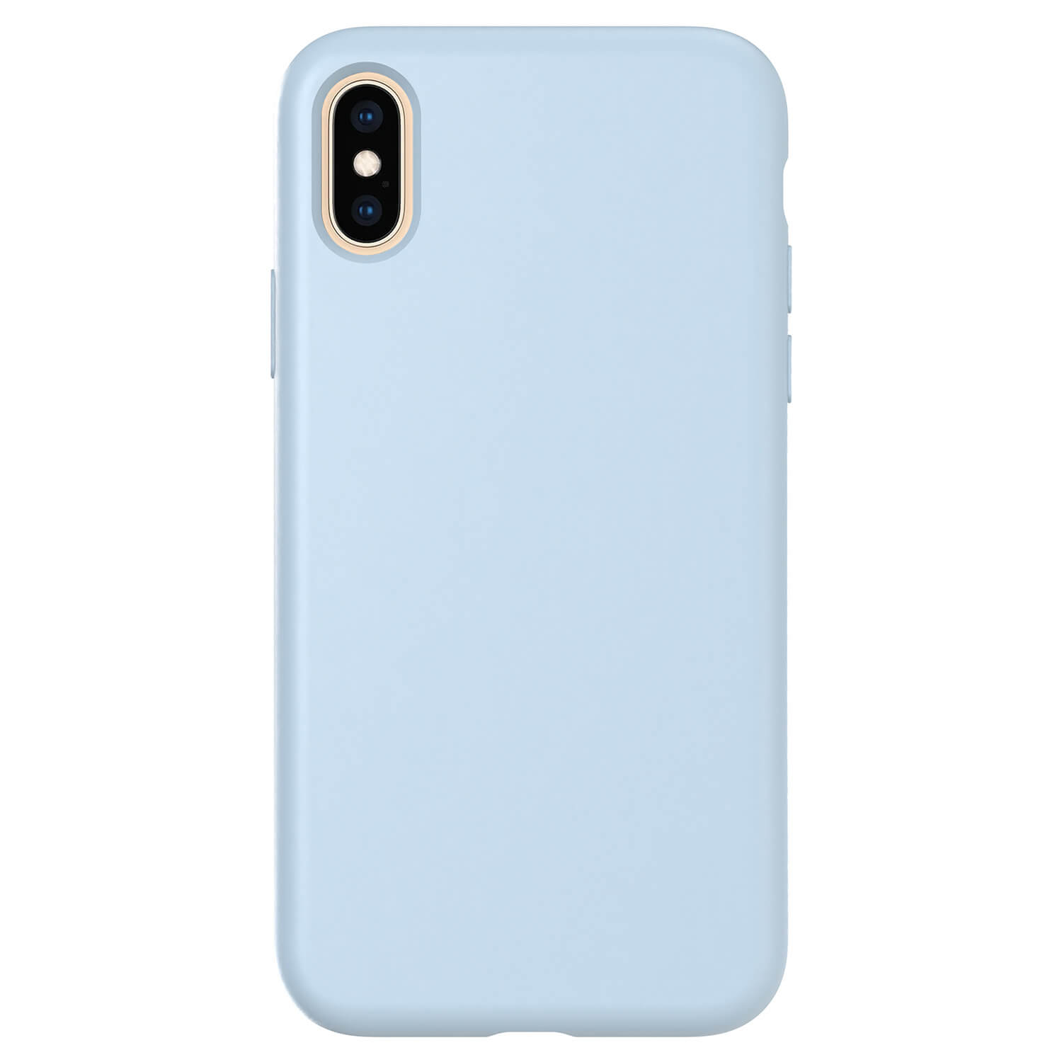 Picasee Liquid case na Apple iPhone X/XS - Vlastní gravírování - Modrá