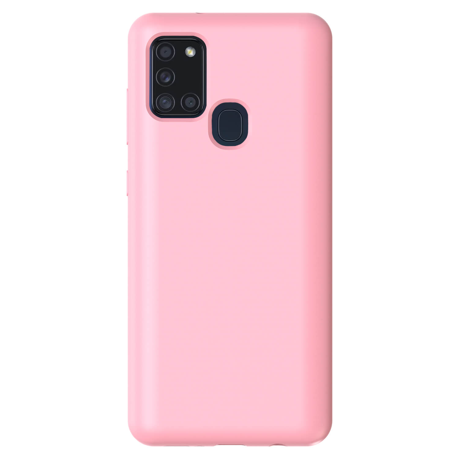 Picasee Liquid case na Samsung Galaxy A21s - Vlastní gravírování - Růžová