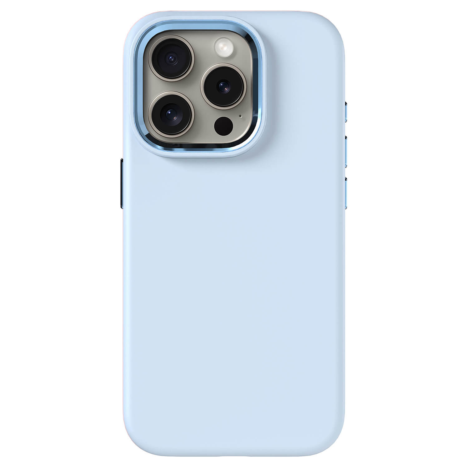 Picasee Premium case MagSafe na Apple iPhone 15 Pro - Vlastní gravírování - Modrá