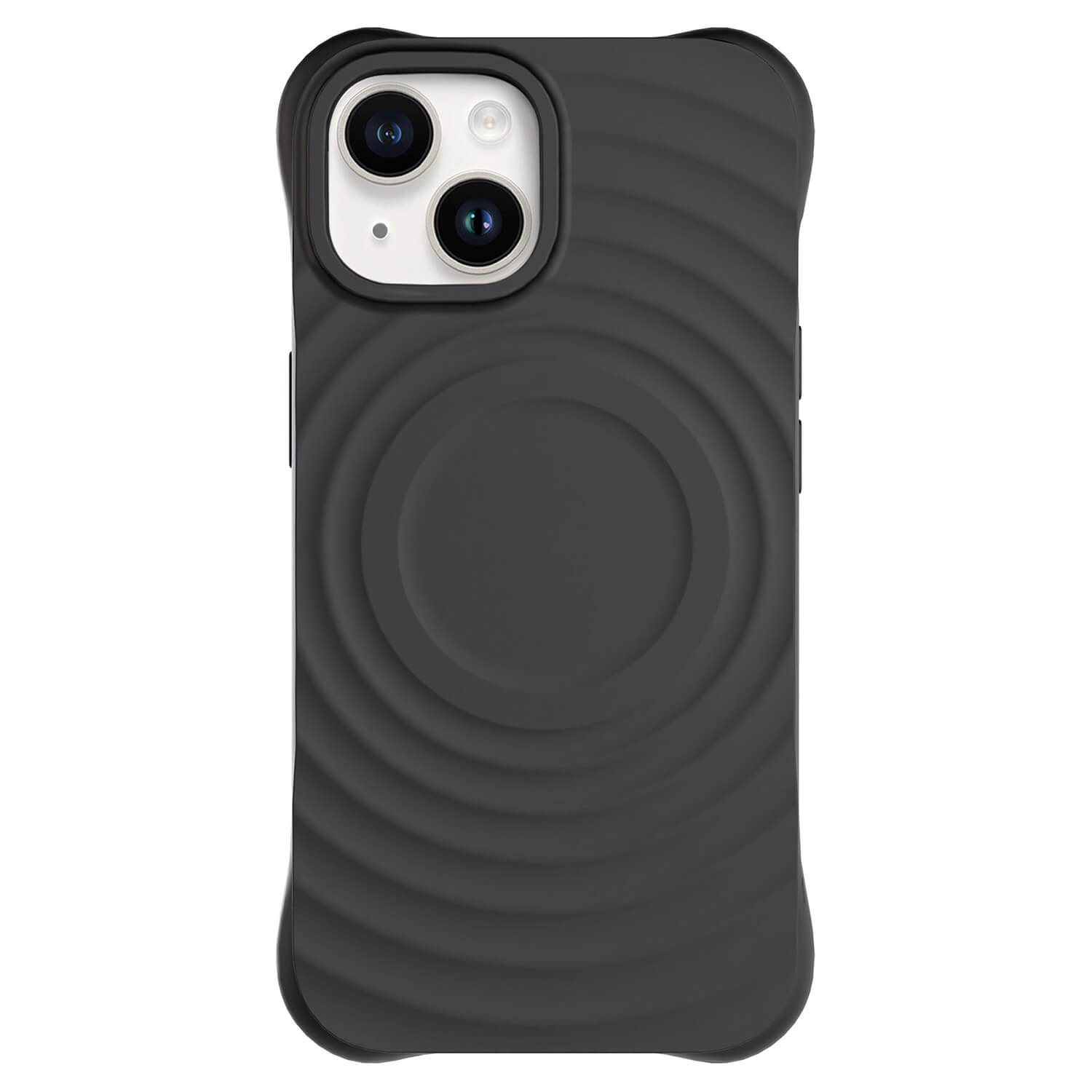 Picasee Shock-proof case MagSafe na Apple iPhone 14 - Vlastní gravírování - Černá